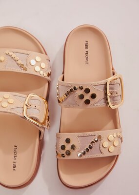 Free People Revelry Studded Sandal - Plaster