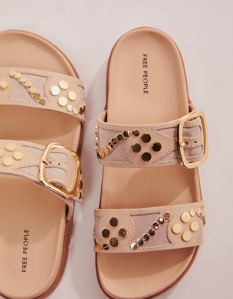 Free People Revelry Studded Sandal - Plaster