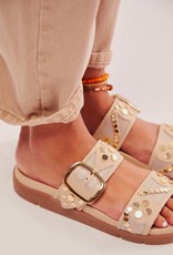 Free People Revelry Studded Sandal - Plaster