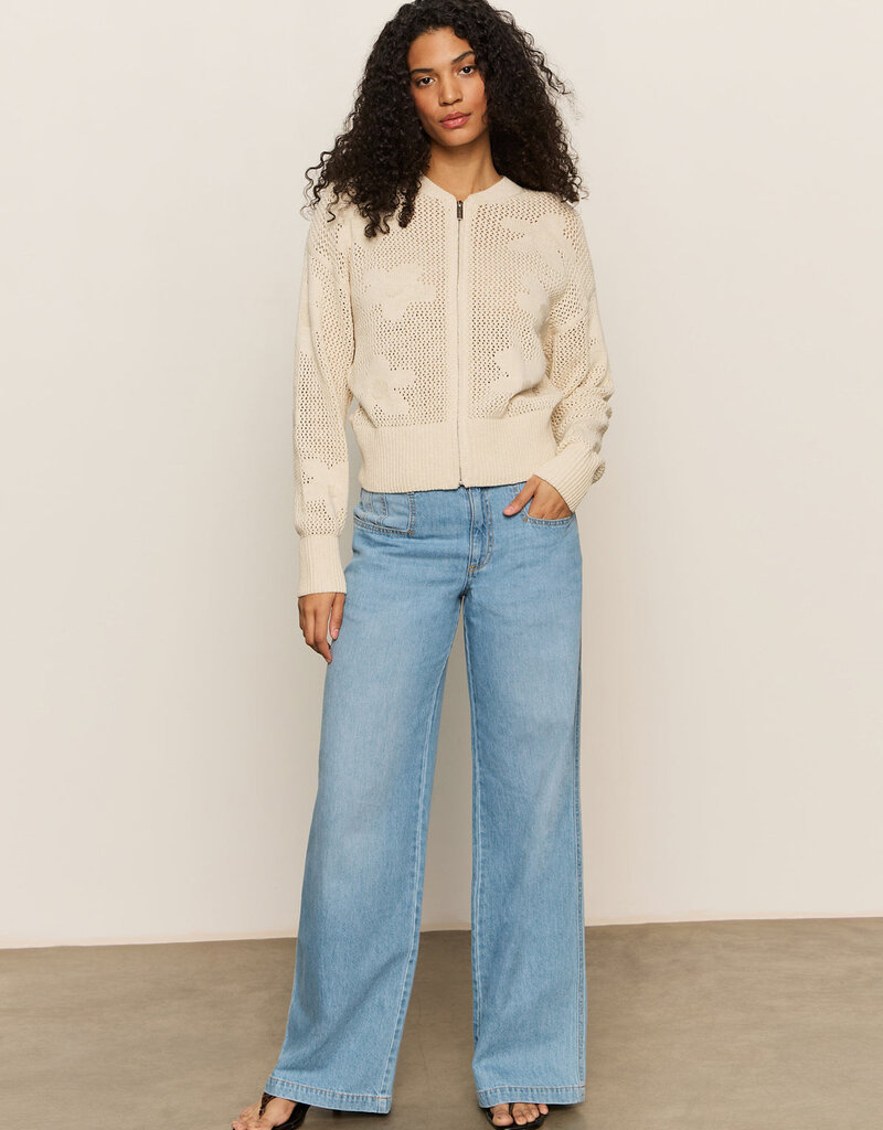 Sanctuary Flower Pop Open Stitch Jacket