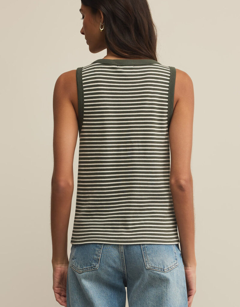 Z Supply Elin Stripe Rib Tank