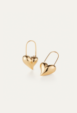 Jenny Bird Celeste Heart Earrings - Gold