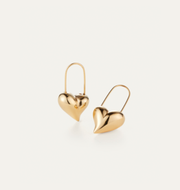 Jenny Bird Celeste Heart Earrings - Gold