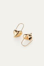 Jenny Bird Celeste Heart Earrings - Gold