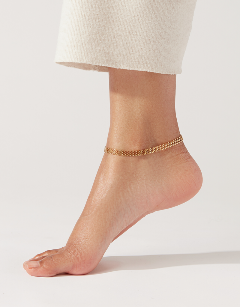 Jenny Bird Blythe Anklet - Gold