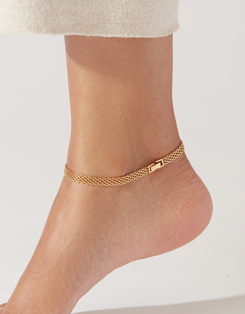 Jenny Bird Blythe Anklet - Gold