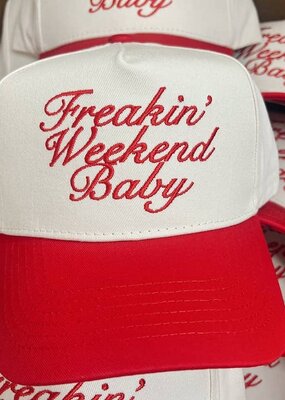 Kenz Kustomz Freakin' Weekend Vintage Trucker - Red