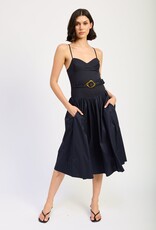En Saison Melody Mixed Media Dress