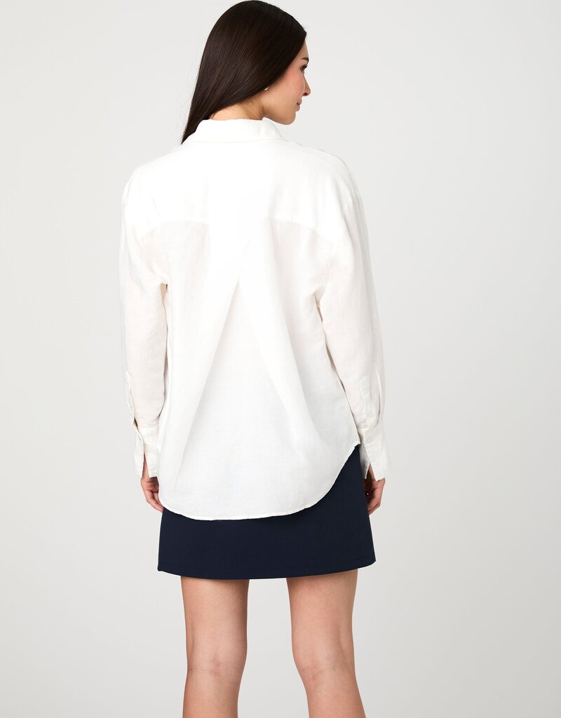 French Connection Birdie Linen Oversized Shirt