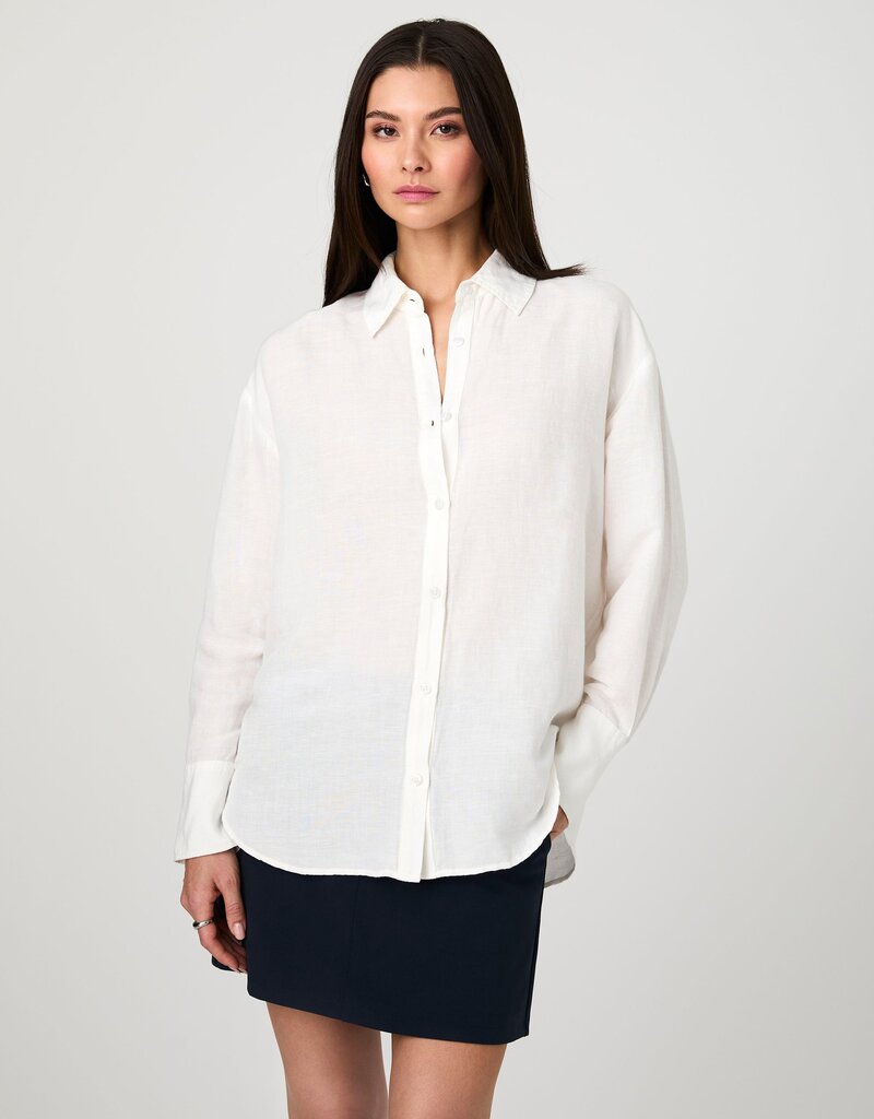 French Connection Birdie Linen Oversized Shirt