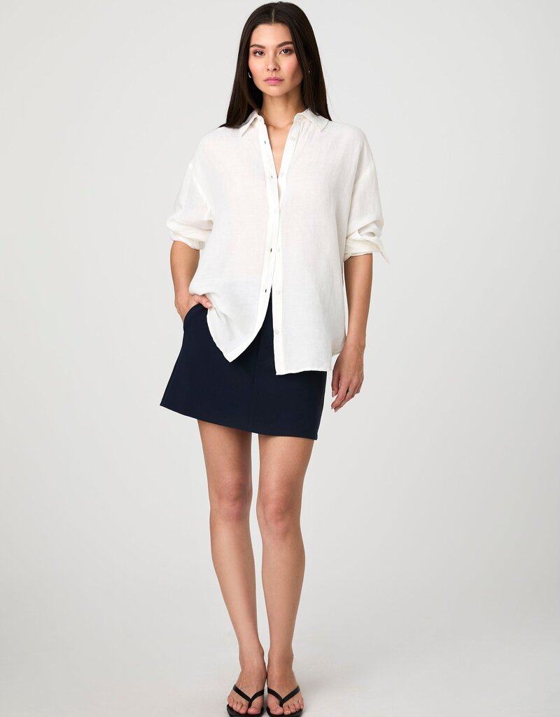 French Connection Birdie Linen Oversized Shirt
