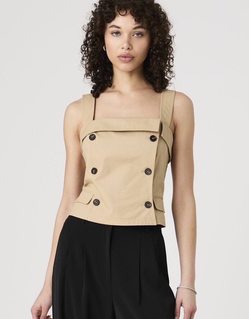 French Connection Lightweight Trench Top