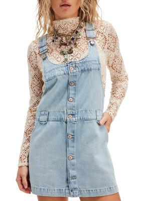 Free People Edie Denim Skirtall