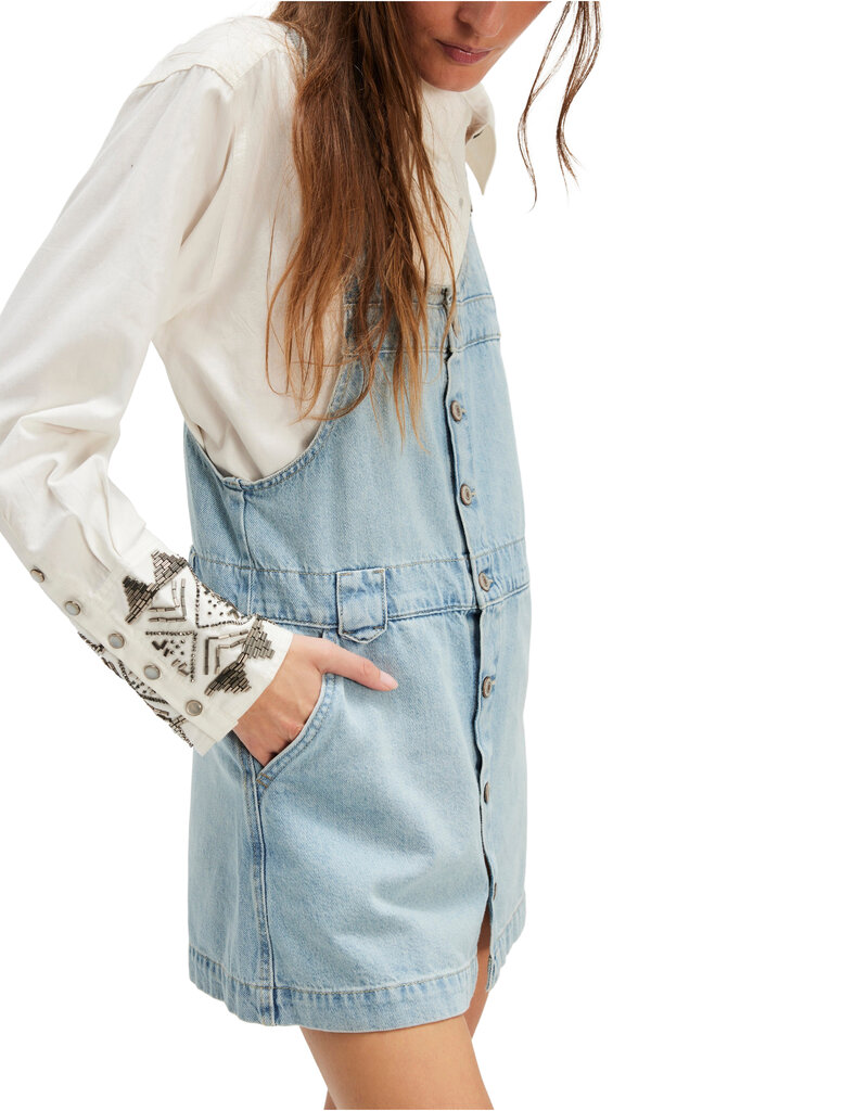 Free People Edie Denim Skirtall