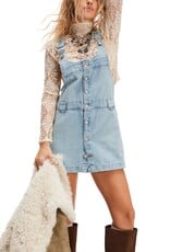 Free People Edie Denim Skirtall