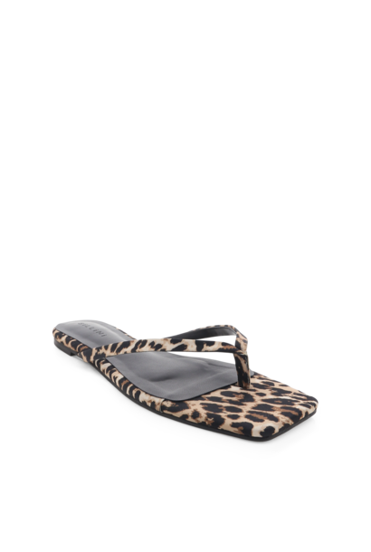 Tove Sandal - Leopard Satin