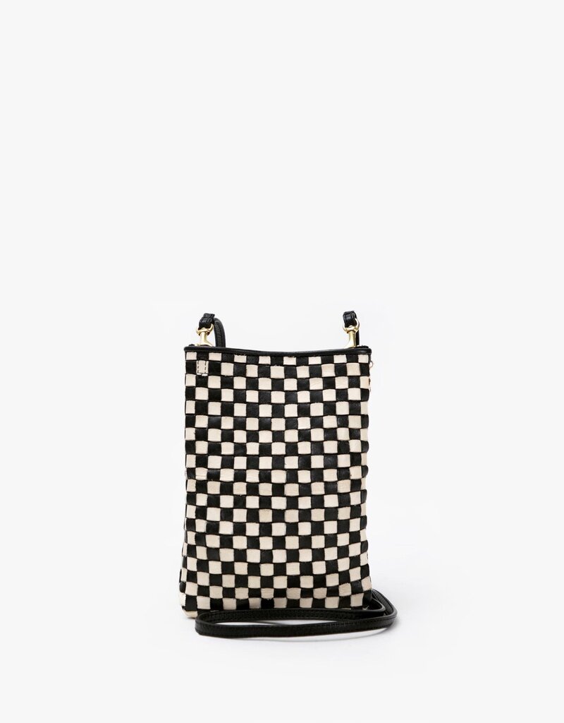 Clare V. Poche - Black & Cream Checker