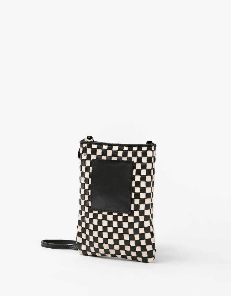 Clare V. Poche - Black & Cream Checker