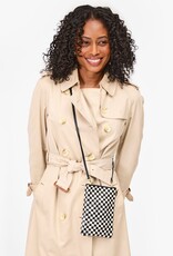 Clare V. Poche - Black & Cream Checker