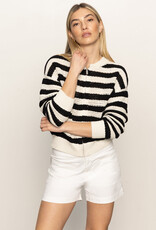 Sanctuary Open Knit Bomber
