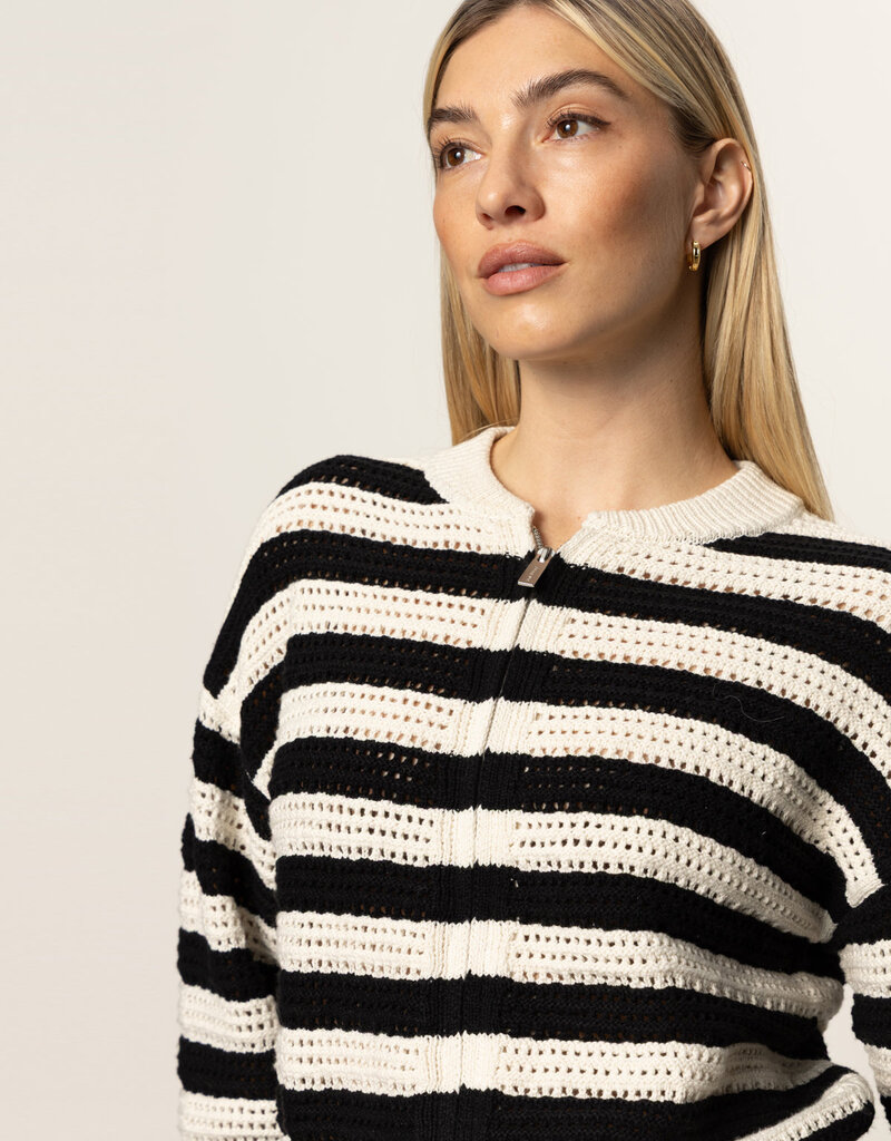Sanctuary Open Knit Bomber