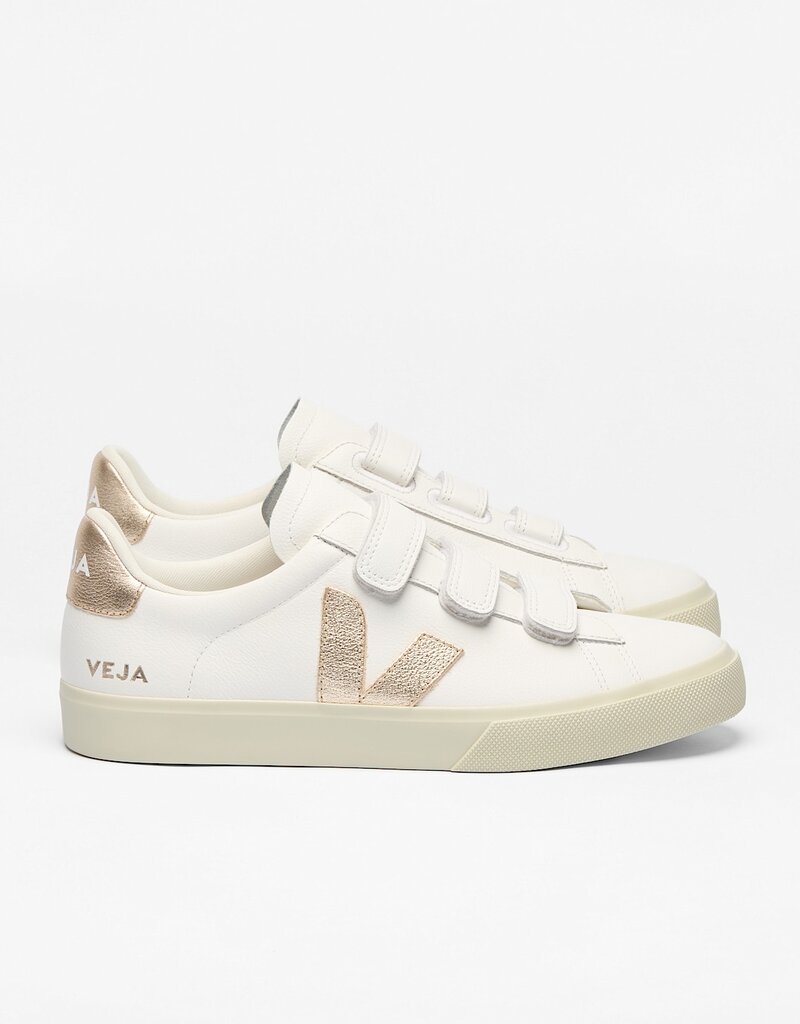 Veja Recife Chromefree Leather - Extra White/Platine