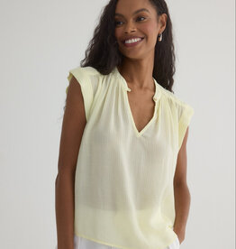 Bella Dahl Shirred Pullover Cap Sleeve
