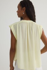 Bella Dahl Shirred Pullover Cap Sleeve
