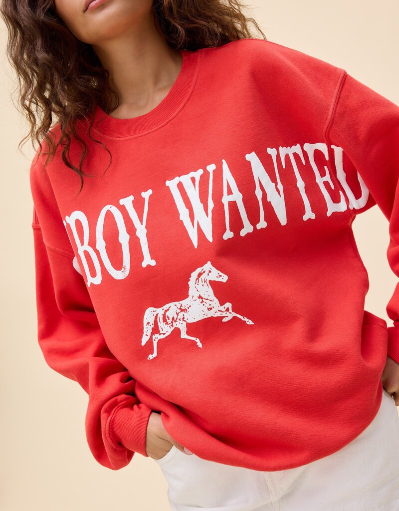 Daydreamer Cowboy Wanted BF Sweatshirt
