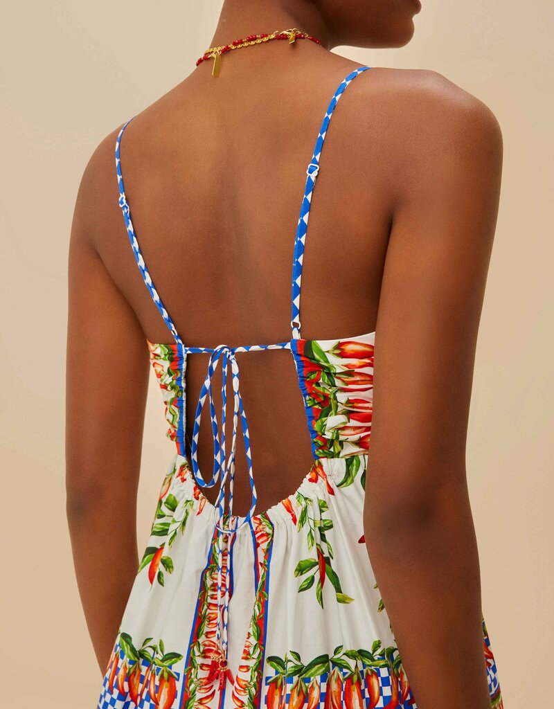 Farm Rio Picnic Peppers Mini Dress