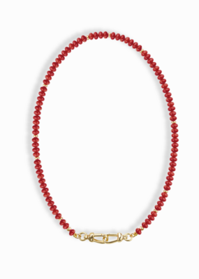 Mod + Jo Sonia Gemstone Necklace - Tomato