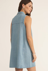 Z Supply New Light Denim Mini Dress