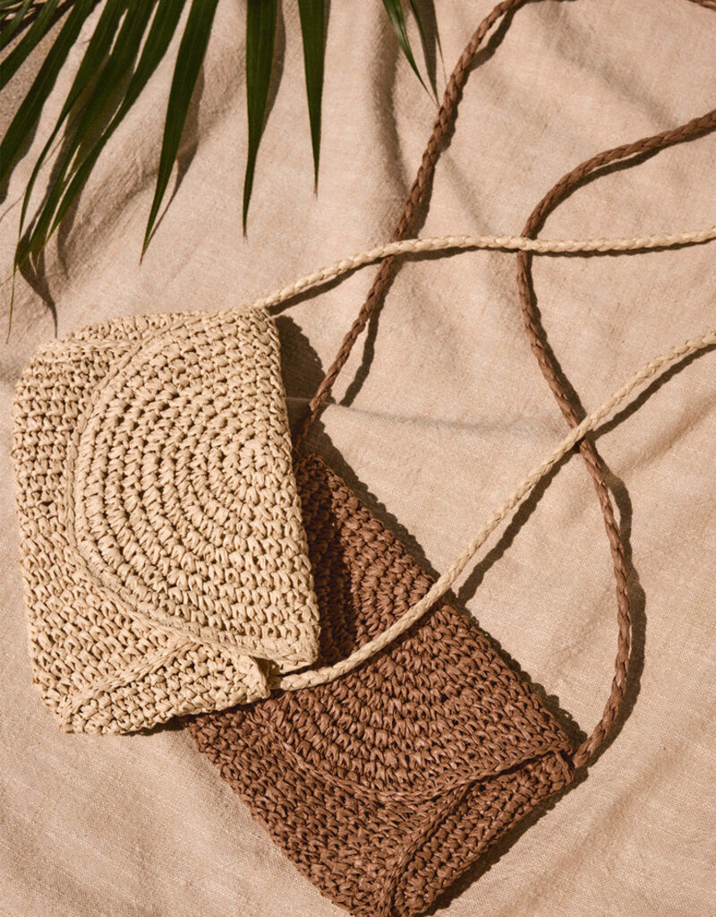 Z Supply Sand Dollar Mini Straw Bag