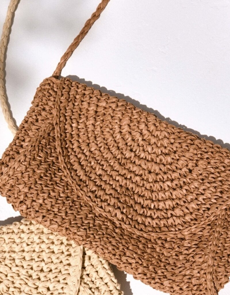 Z Supply Sand Dollar Mini Straw Bag