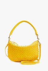 Clare V. Petit Moyen Messenger - Snapdragon Woven Checker