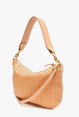 Clare V. Moyen Messenger - Bisque Woven Checker