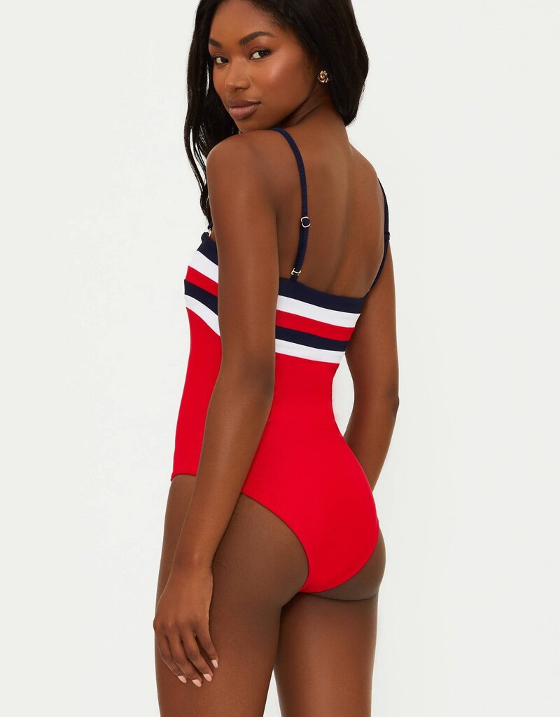 Beach Riot Jessa One-Piece - American Colorblock