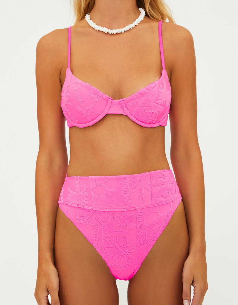 Beach Riot Camilla Top - Strawberry Stand Terry
