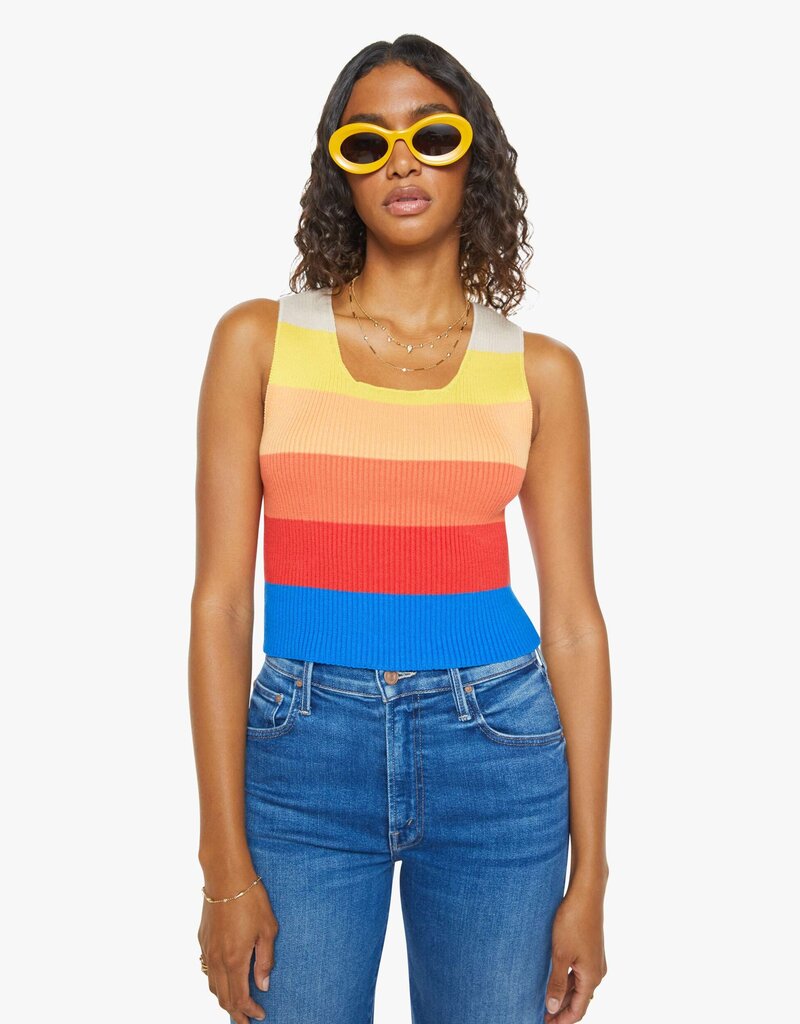 Mother Round Neck Rib Tank - Over the Horizon