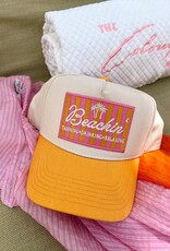 Kenz Kustomz Beachin' Vintage Trucker Hat - Orange