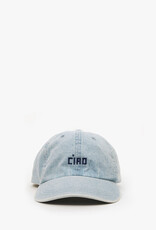 Clare V. Ciao Baseball Hat - Light Denim