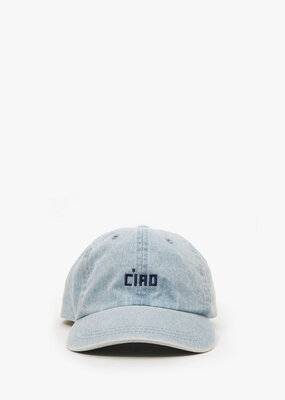 Clare V. Ciao Baseball Hat - Light Denim