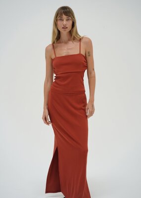 LNA Steph Ribbed Skirt