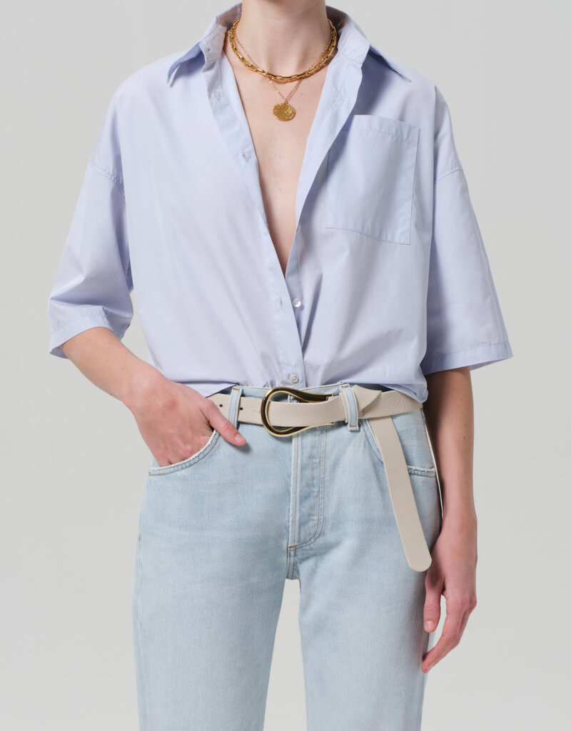 Citizens of Humanity Frances Cropped Cape Button Up