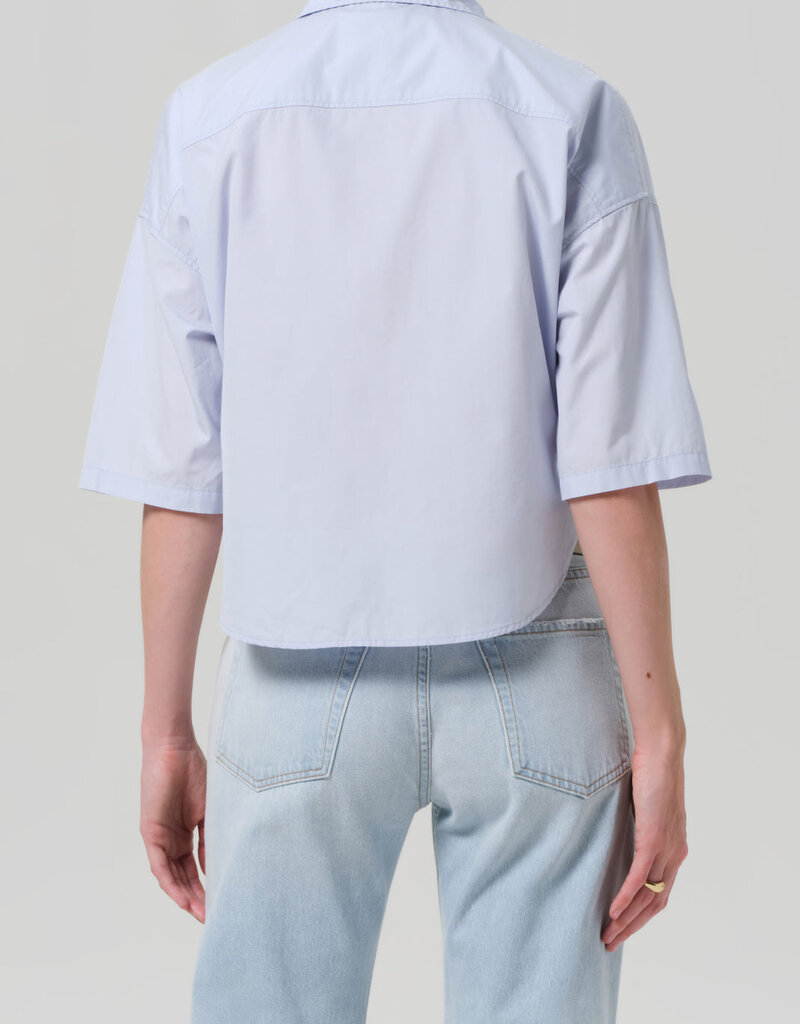 Citizens of Humanity Frances Cropped Cape Button Up