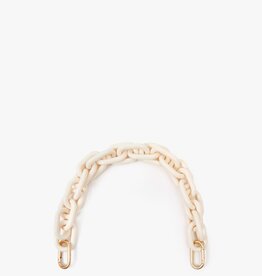 Clare V. Shortie Strap - Cream Resin