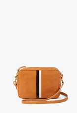 Clare V. Midi Sac - Natural w/ Black & Cream Stripe
