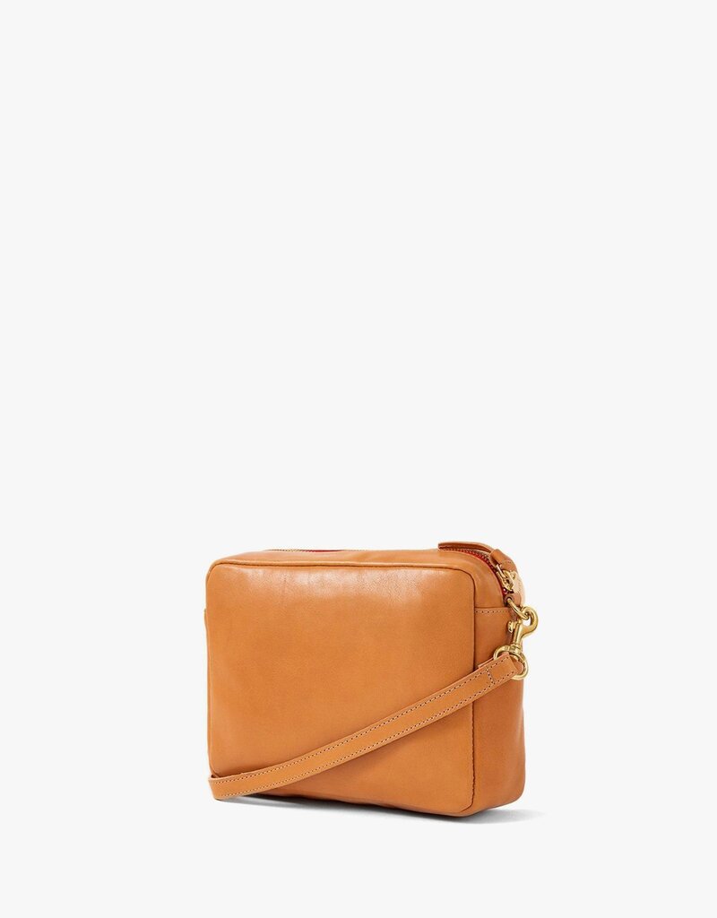 Clare V. Midi Sac - Natural w/ Black & Cream Stripe