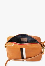 Clare V. Midi Sac - Natural w/ Black & Cream Stripe