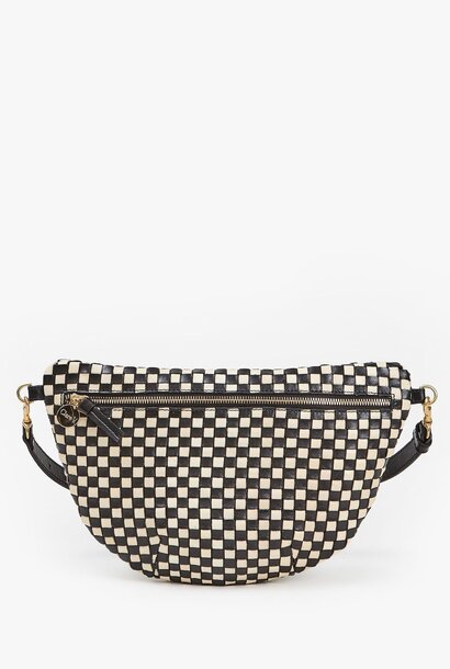 Grande Fanny - Black & Cream Woven Checker